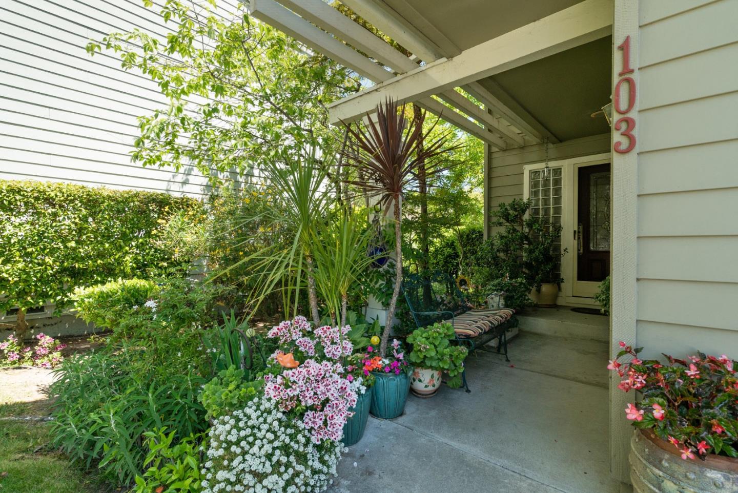 103 Stoney Creek Road Santa Cruz, CA 95060 - Photo 39 of 44 a view of a garden with flowers and flowers