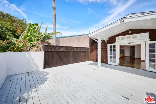 a backyard of a house