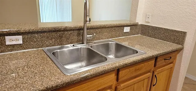 a kitchen with a stove