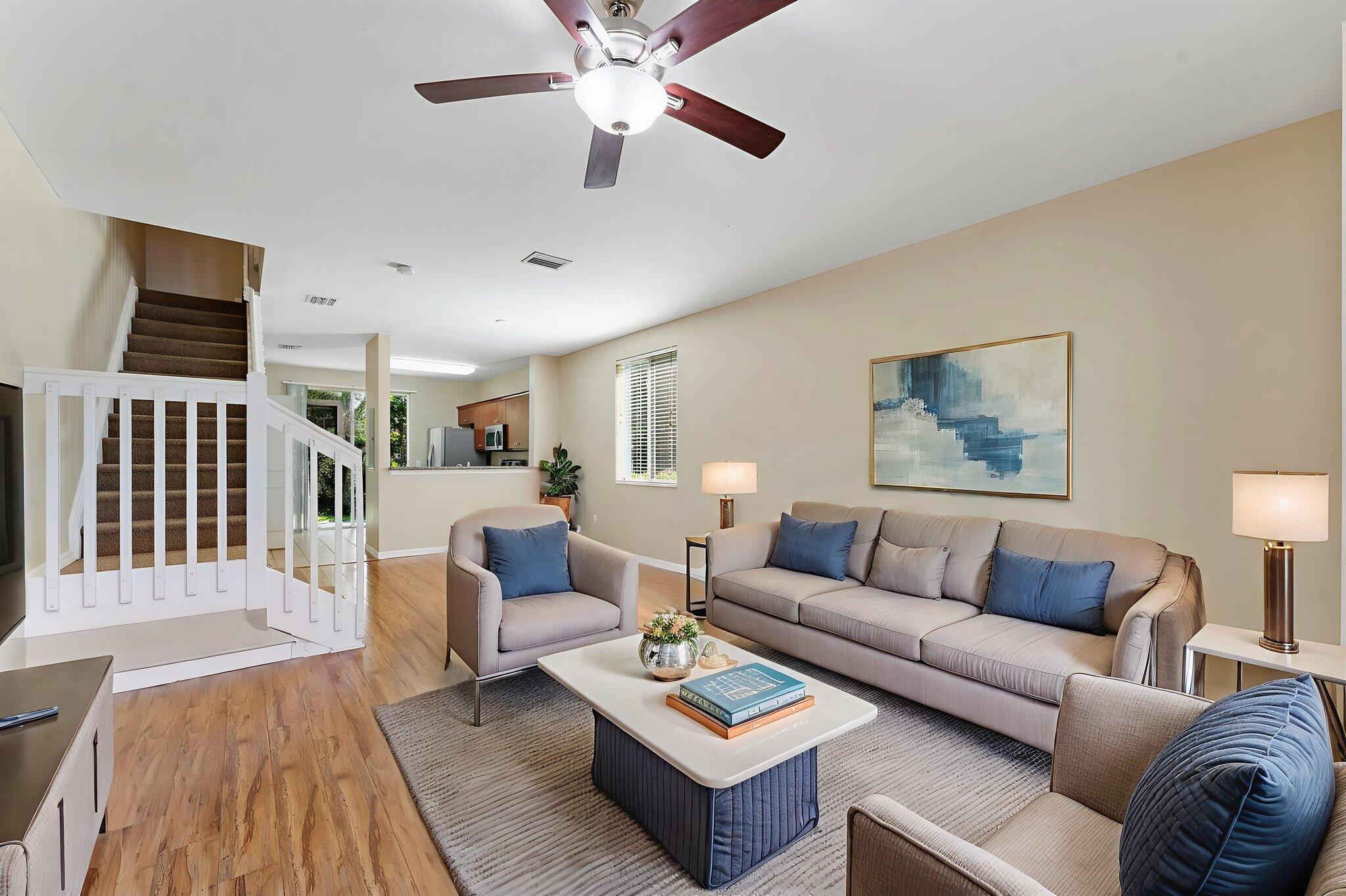 1955 Hibiscus Lane Riviera Beach, FL 33404 - Photo 2 of 30 Virtual Stage Living Area