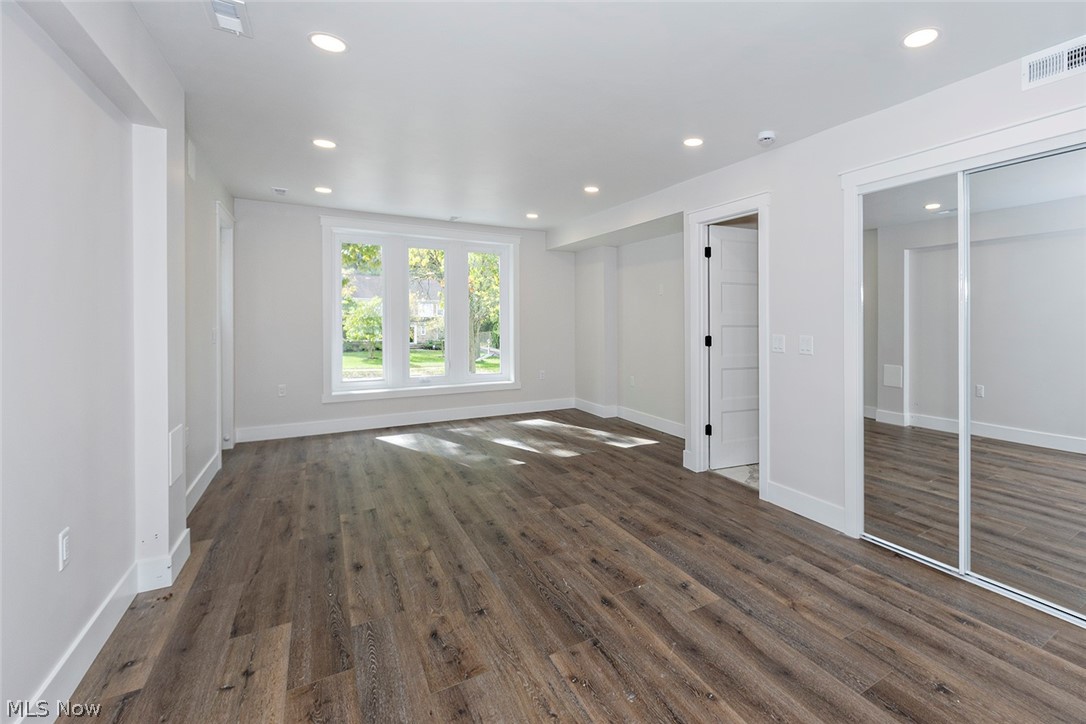20601 Shelburne Road Shaker Heights, OH 44122 - Photo 24 of 29 Living room with recessed lighting and dark wood-style floors
