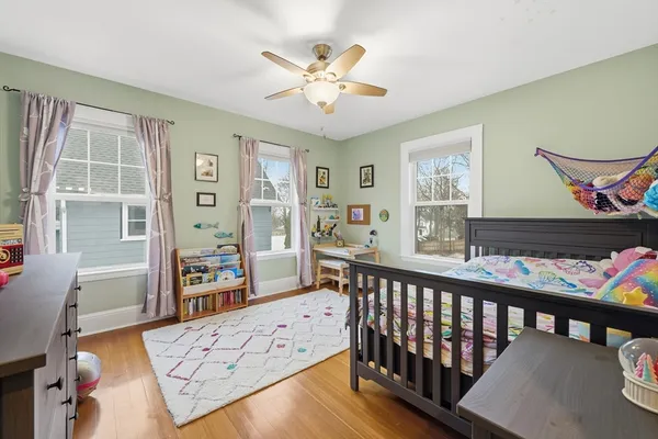 a view of a living room and dining room