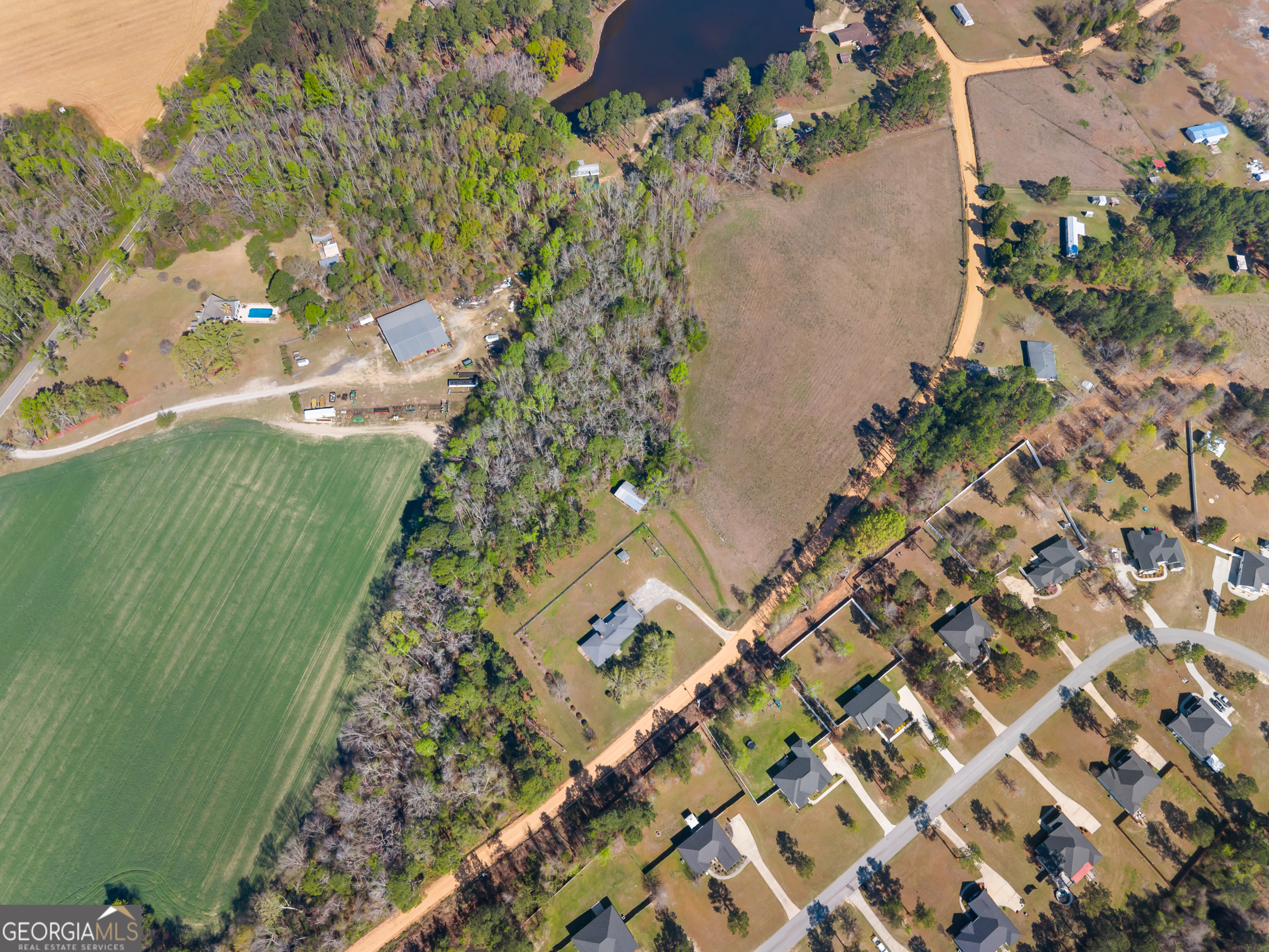 0 Lester Fordham Road Statesboro, GA 30458 - Photo 10 of 10 an aerial view of a house