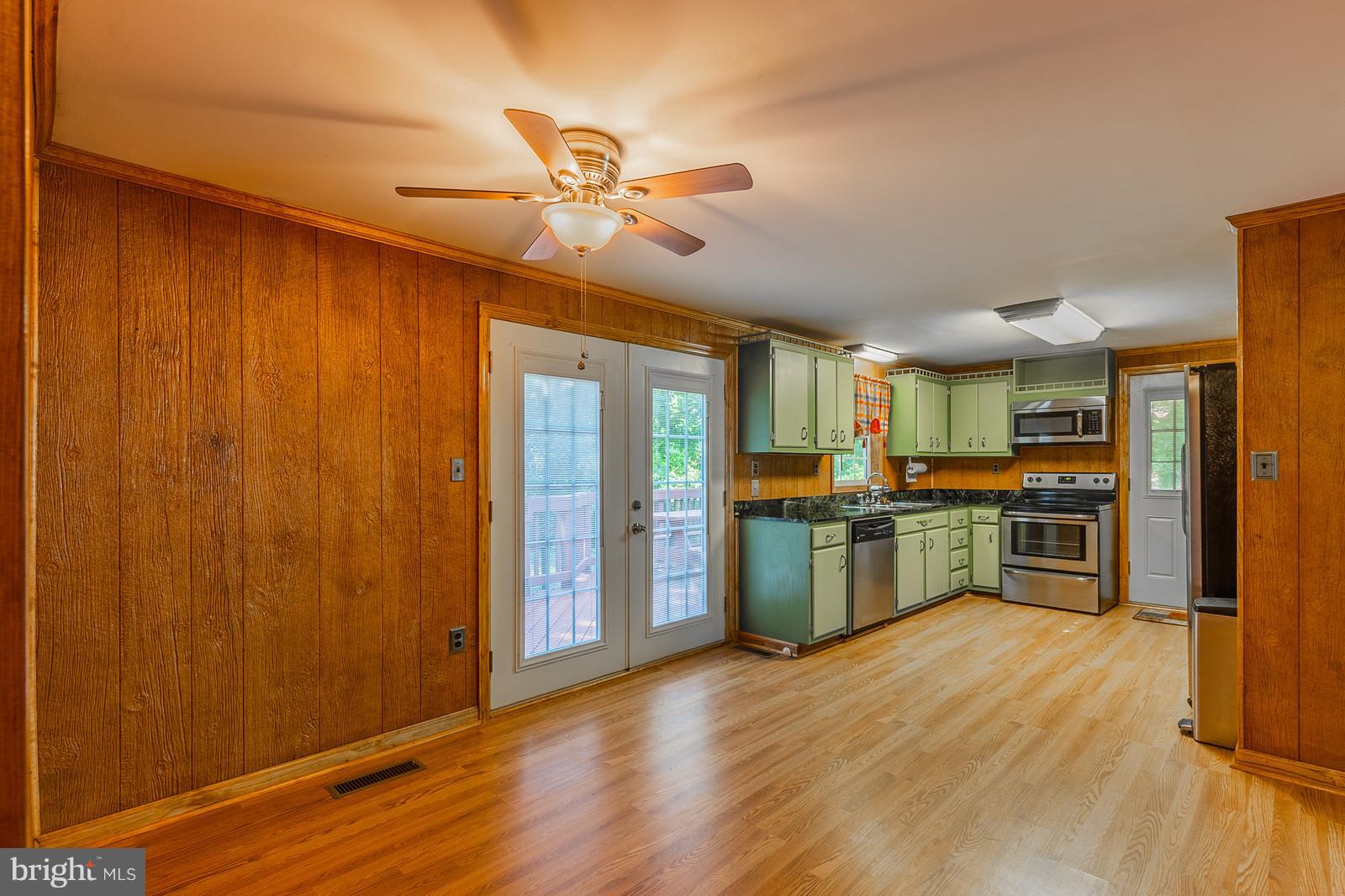 181 Eley Road Fredericksburg, VA 22406 - Photo 19 of 30 Dining Room With New French Doors Leading to Deck