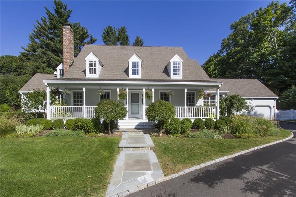 24 Oak Knoll Road Ridgefield, CT 06877 - Photo 1 of 1 front view of a house with a yard