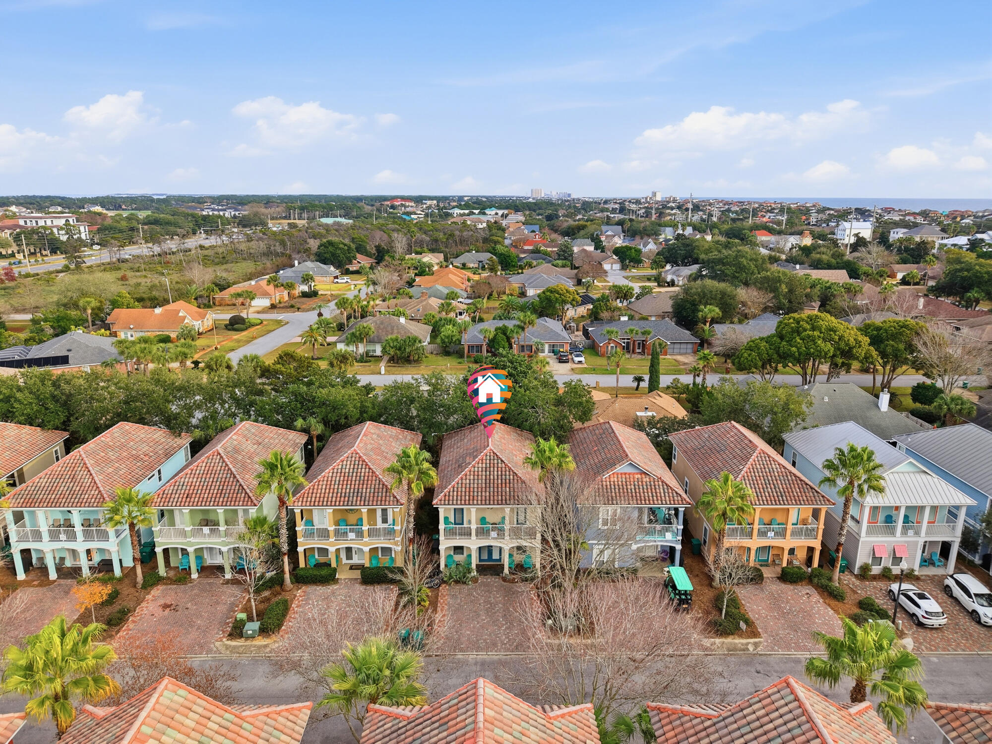 231 Kono Way Destin, FL 32541 - Photo 36 of 41 an aerial view of residential houses and outdoor space