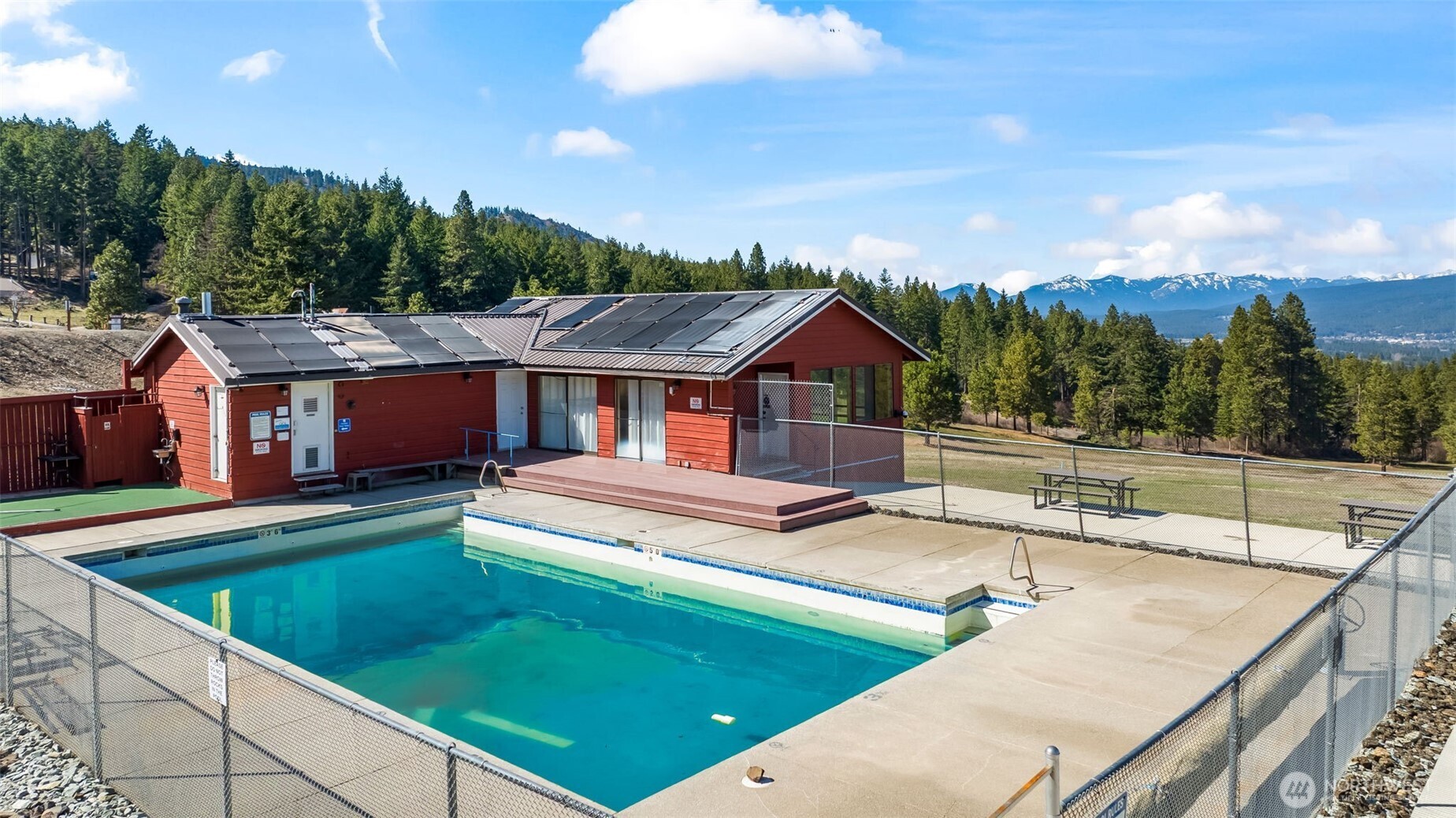 130 Horse Heaven Road Cle Elum, WA 98922 - Photo 4 of 34 a aerial view of a house with swimming pool