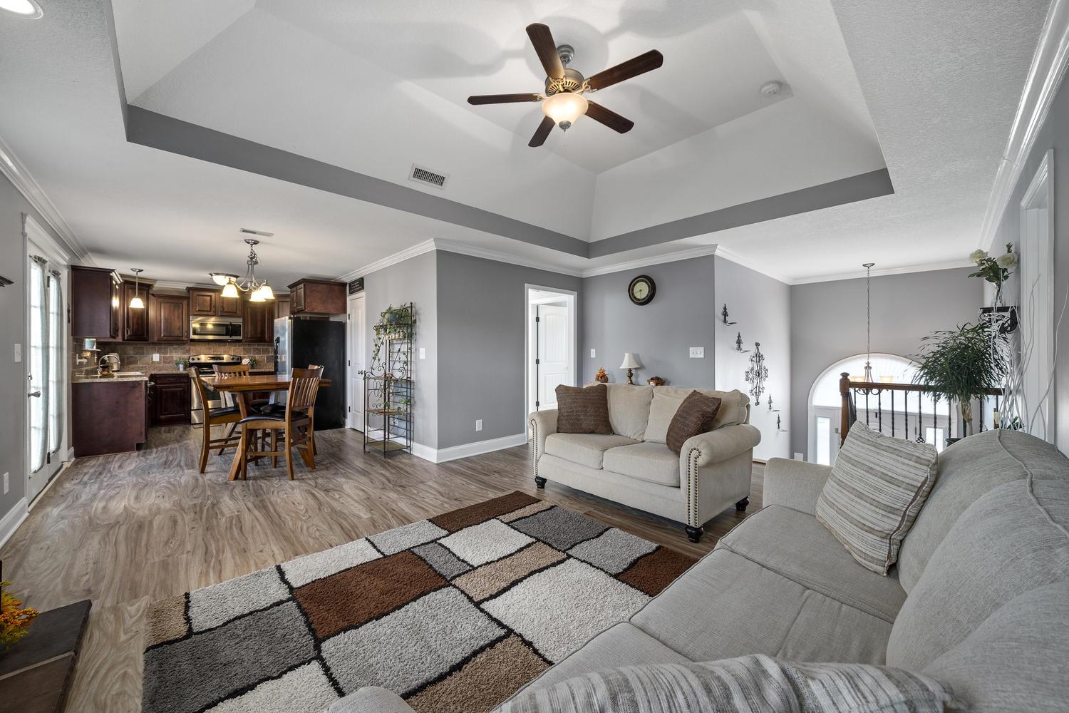 3803 Suiter Road Clarksville, TN 37040 - Photo 15 of 28 a living room with furniture and kitchen view
