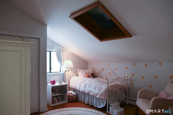 a room with hard wood floors