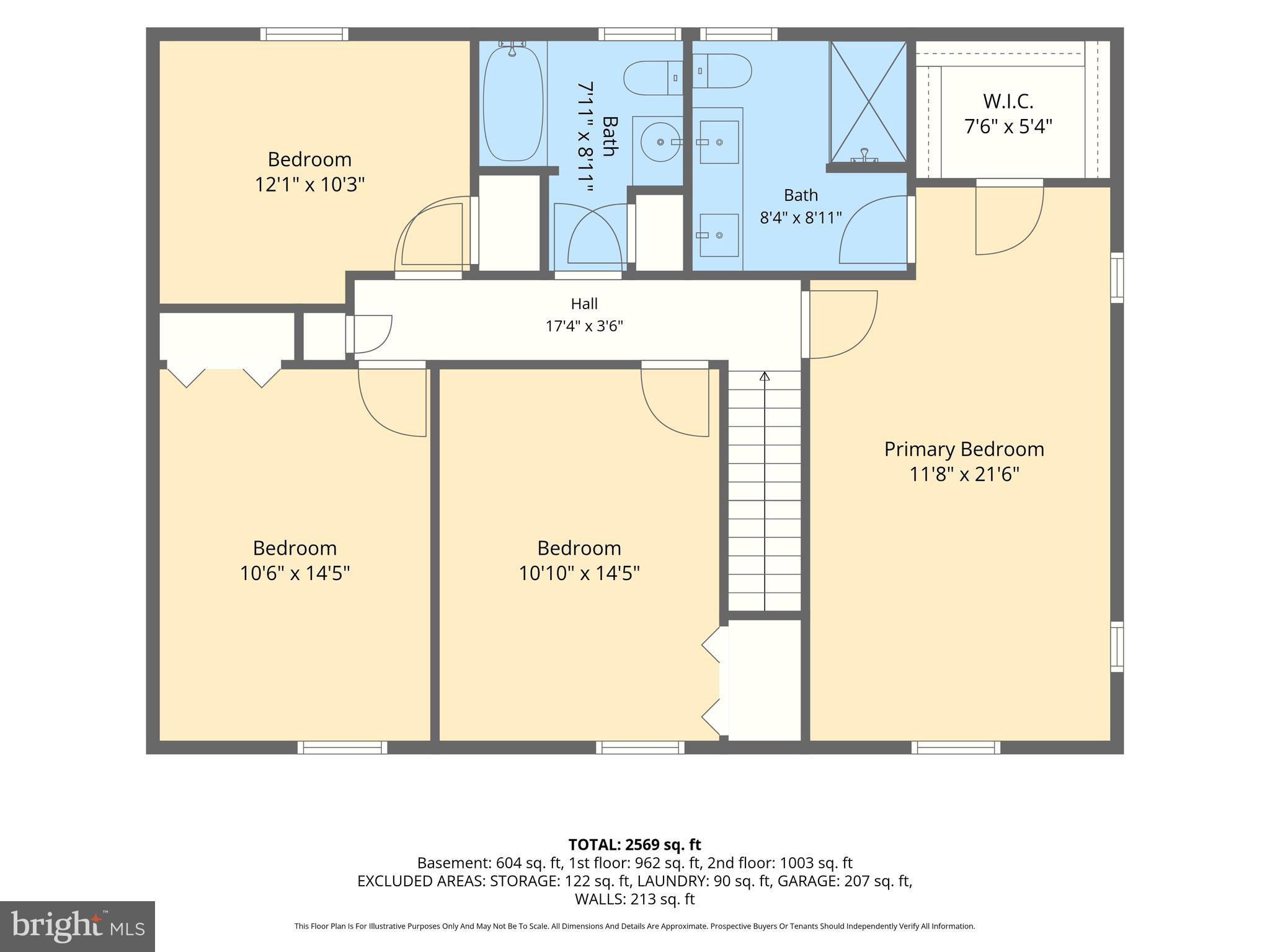 502 North Shamrock Road Bel Air, MD 21014 - Photo 45 of 46 2nd Floor Plan