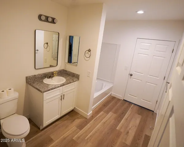 a close view of closet