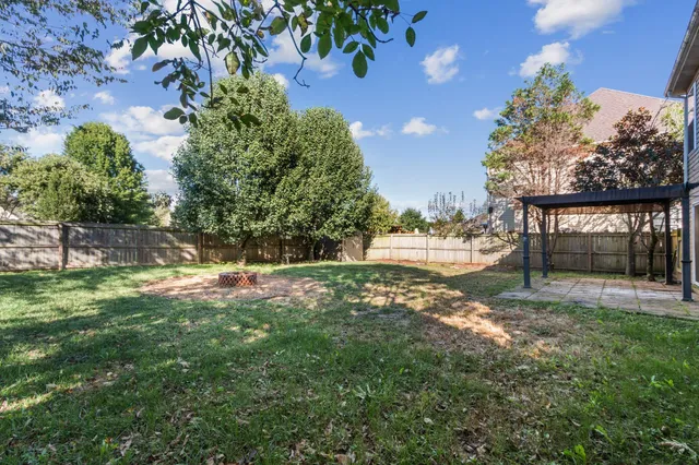 a view of yard with tree s