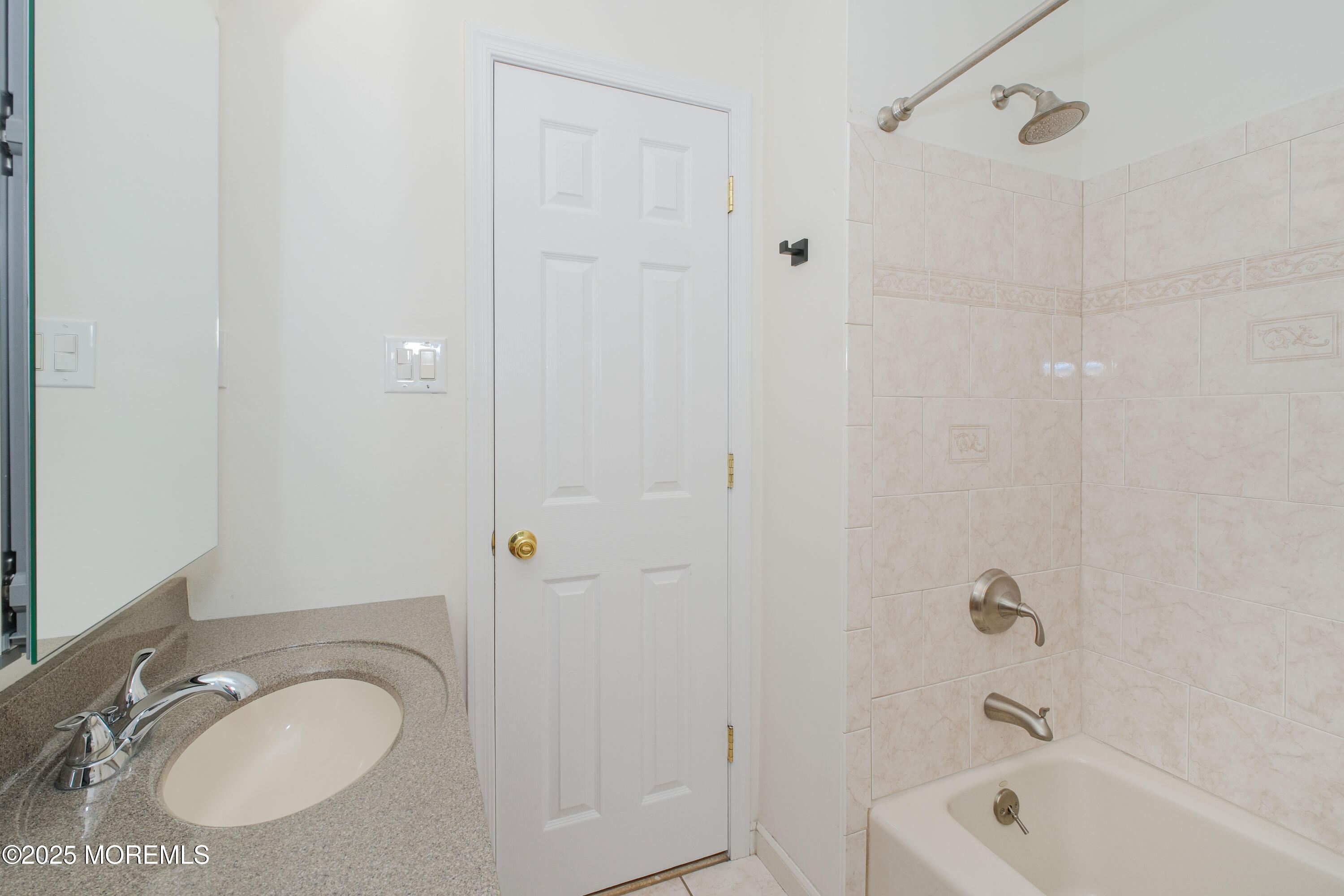 209 Woodcrest Road Oakhurst, NJ 07755 - Photo 24 of 45 a bathroom with a granite countertop sink a toilet and shower