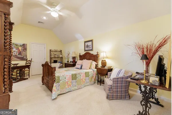 an aerial view of a city with ocean view