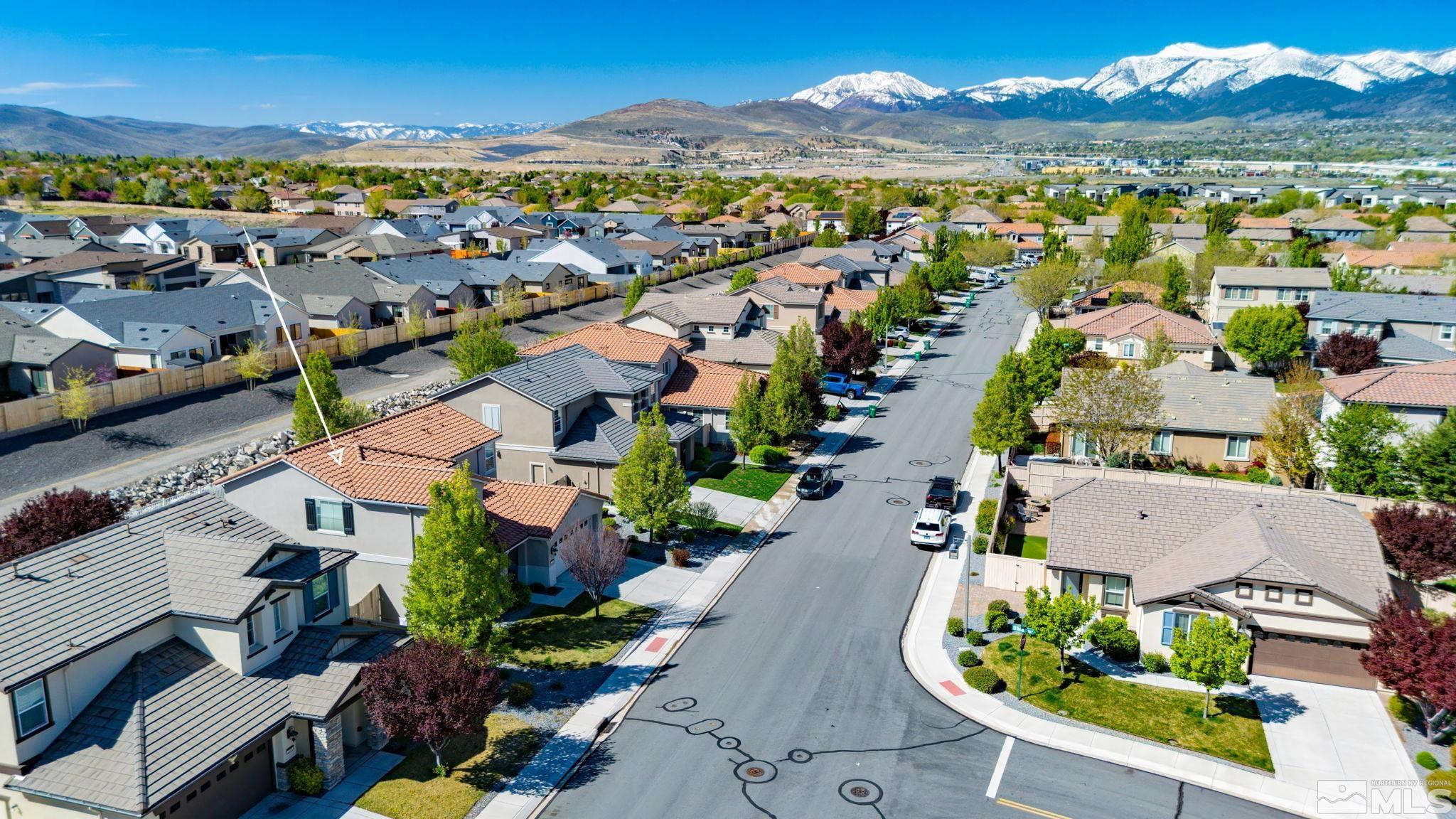 2040 Whitecliff Drive Reno, NV 89521 - Photo 3 of 35 an aerial view of residential houses with outdoor space