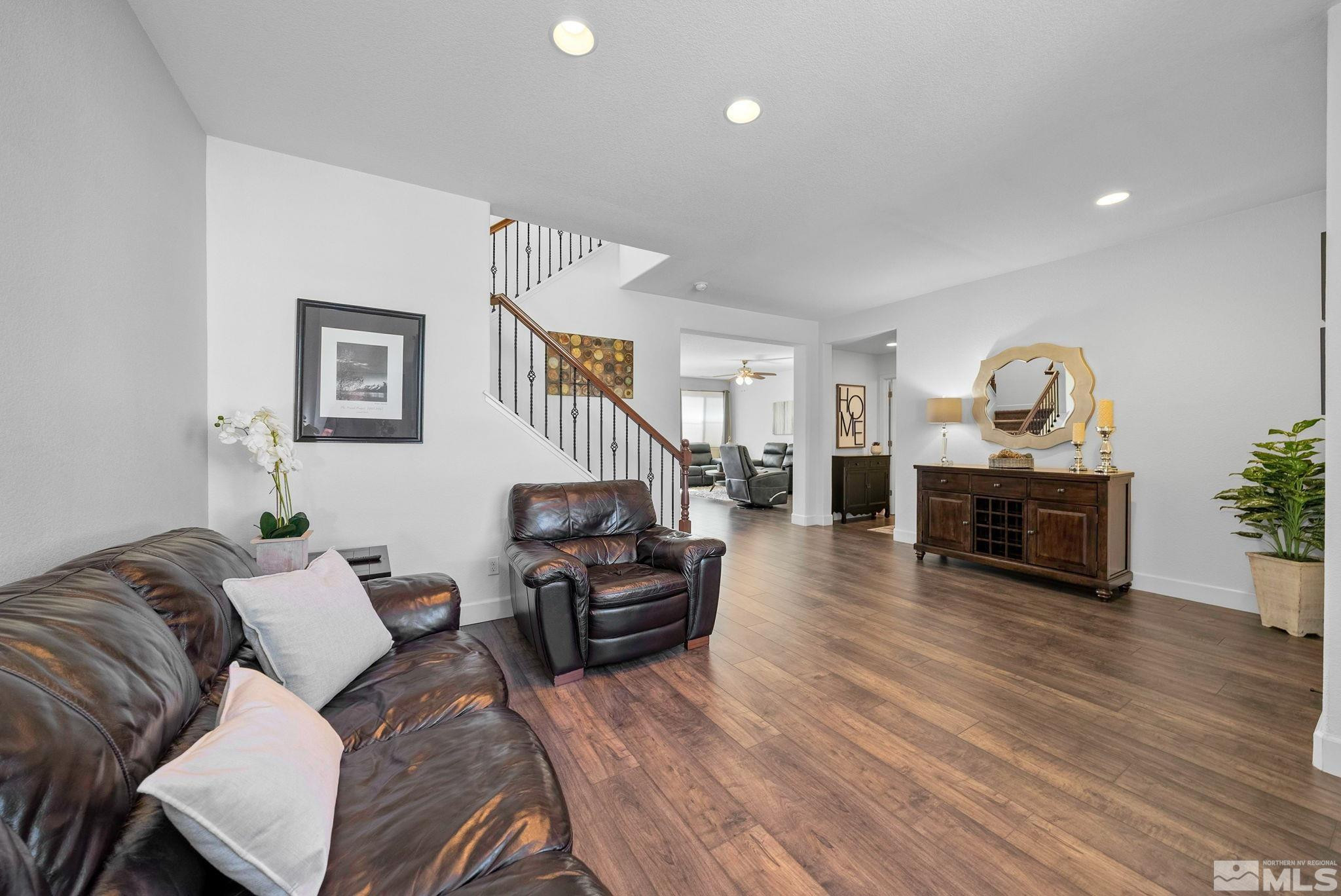 2040 Whitecliff Drive Reno, NV 89521 - Photo 6 of 35 a living room with furniture and wooden floor