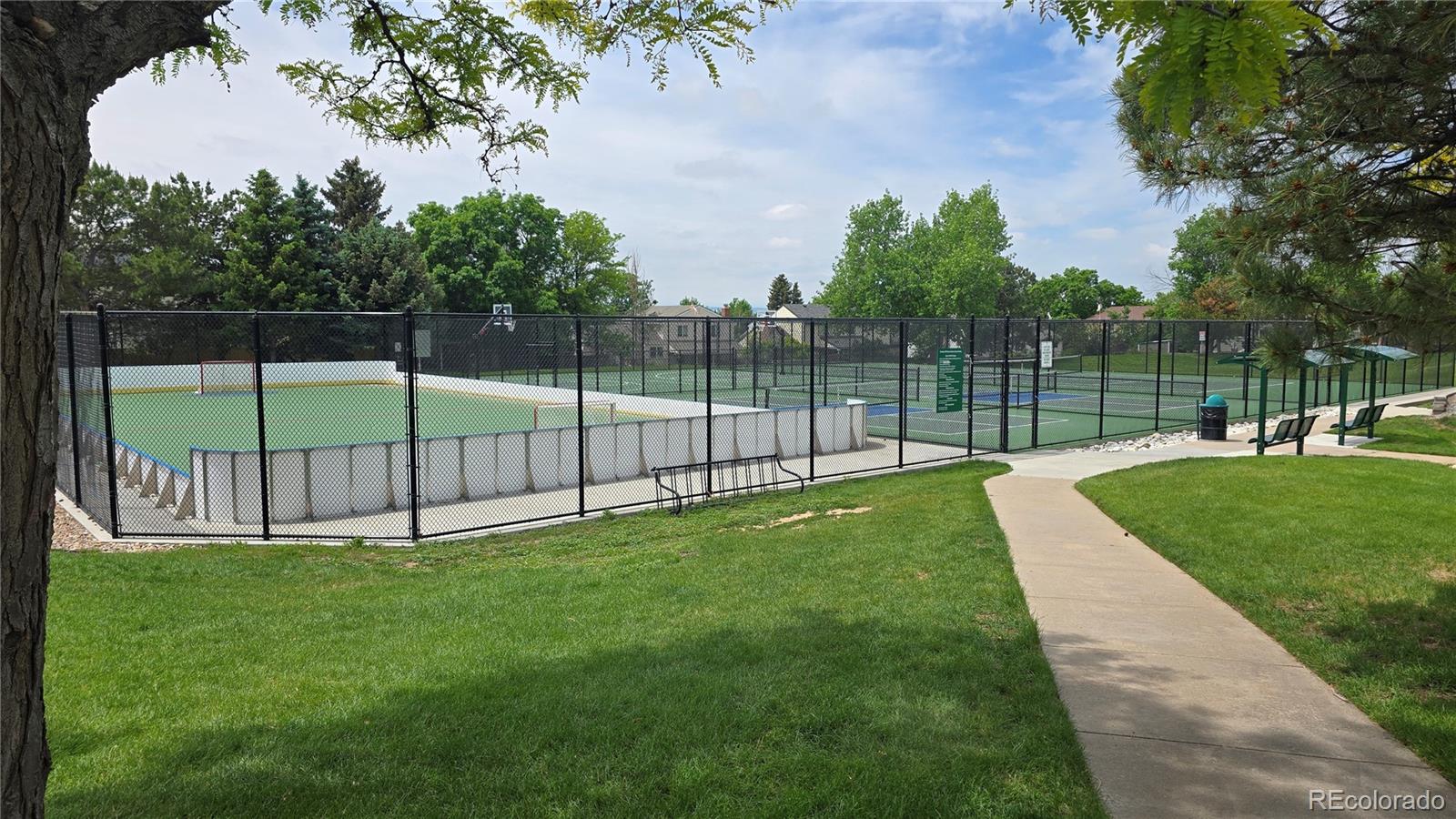17372 East Prentice Circle Centennial, CO 80015 - Photo 36 of 41 a view of a backyard and a garden