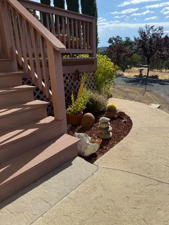 a view of balcony with outdoor space