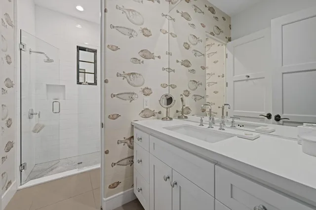 an outdoor space with furniture and fire pit