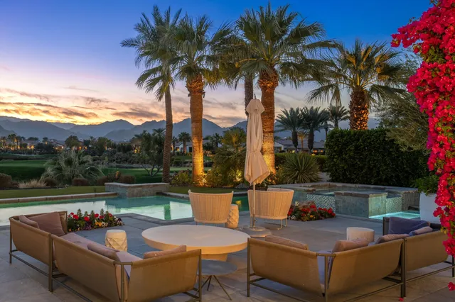 a view of a lake with a mountain in the background