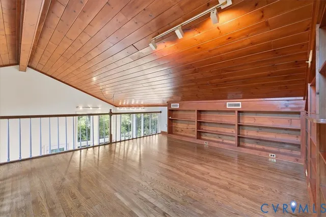 a view of porch with wooden floor and fence