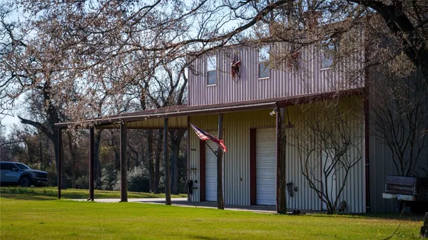 a view of a balcony with an ocean view