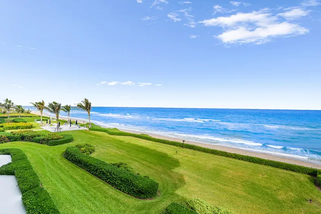a view of an ocean from a balcony