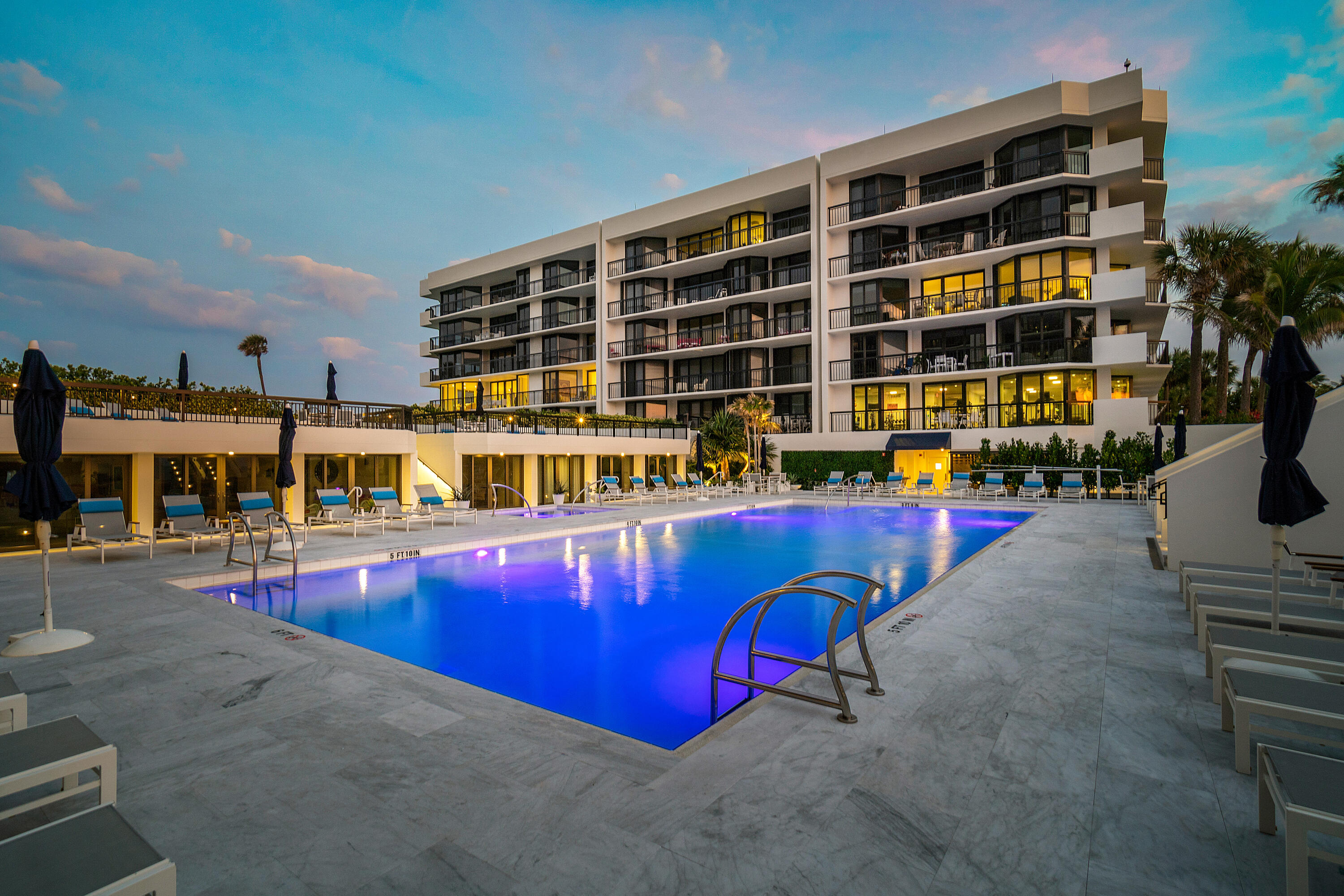3140 South Ocean Boulevard, Unit 303S Palm Beach, FL 33480 - Photo 30 of 33 a view of swimming pool with outdoor seating