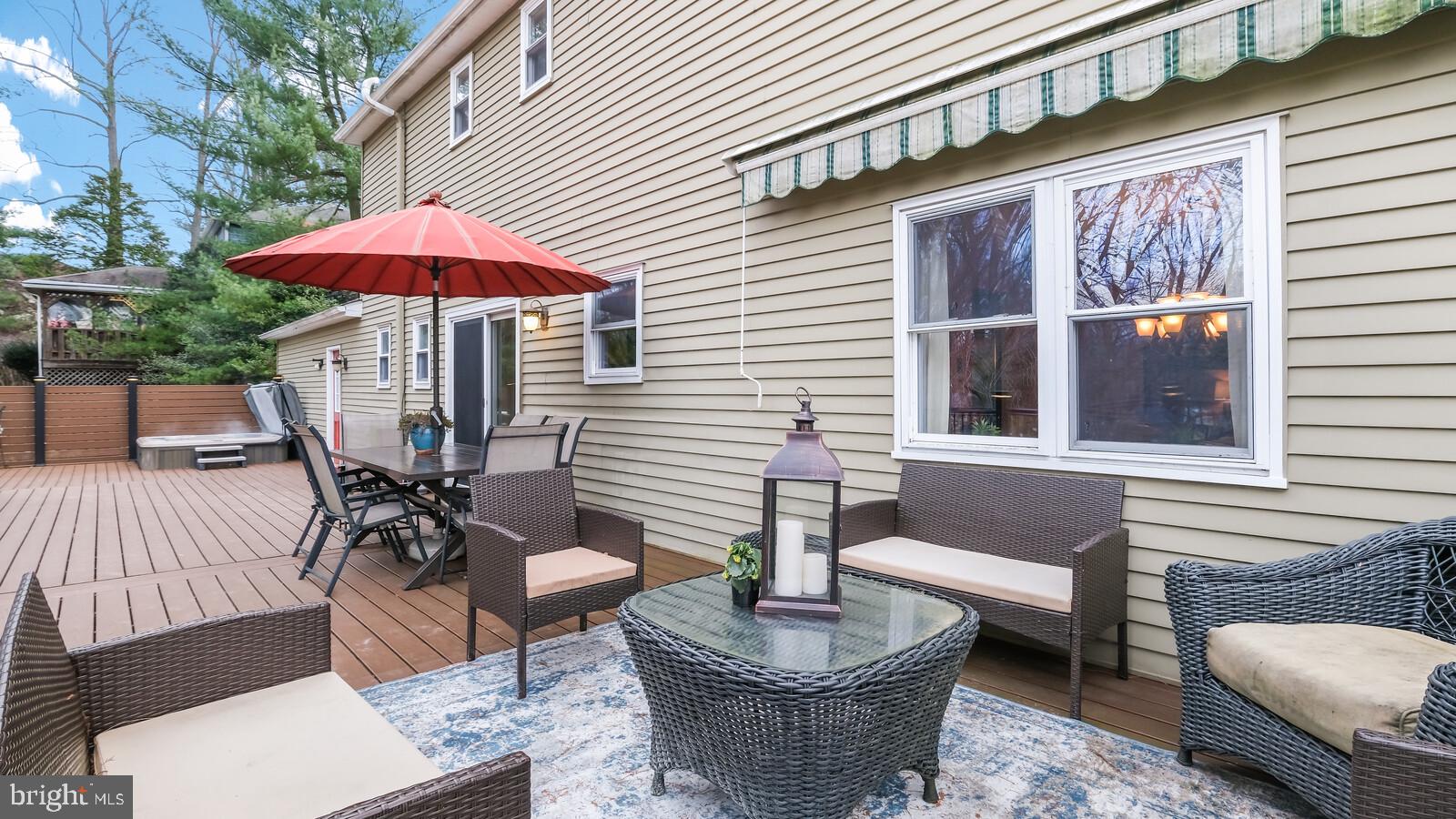 41 Barren Road Media, PA 19063 - Photo 29 of 35 Beautiful Trex Deck with lots of room for hosting!