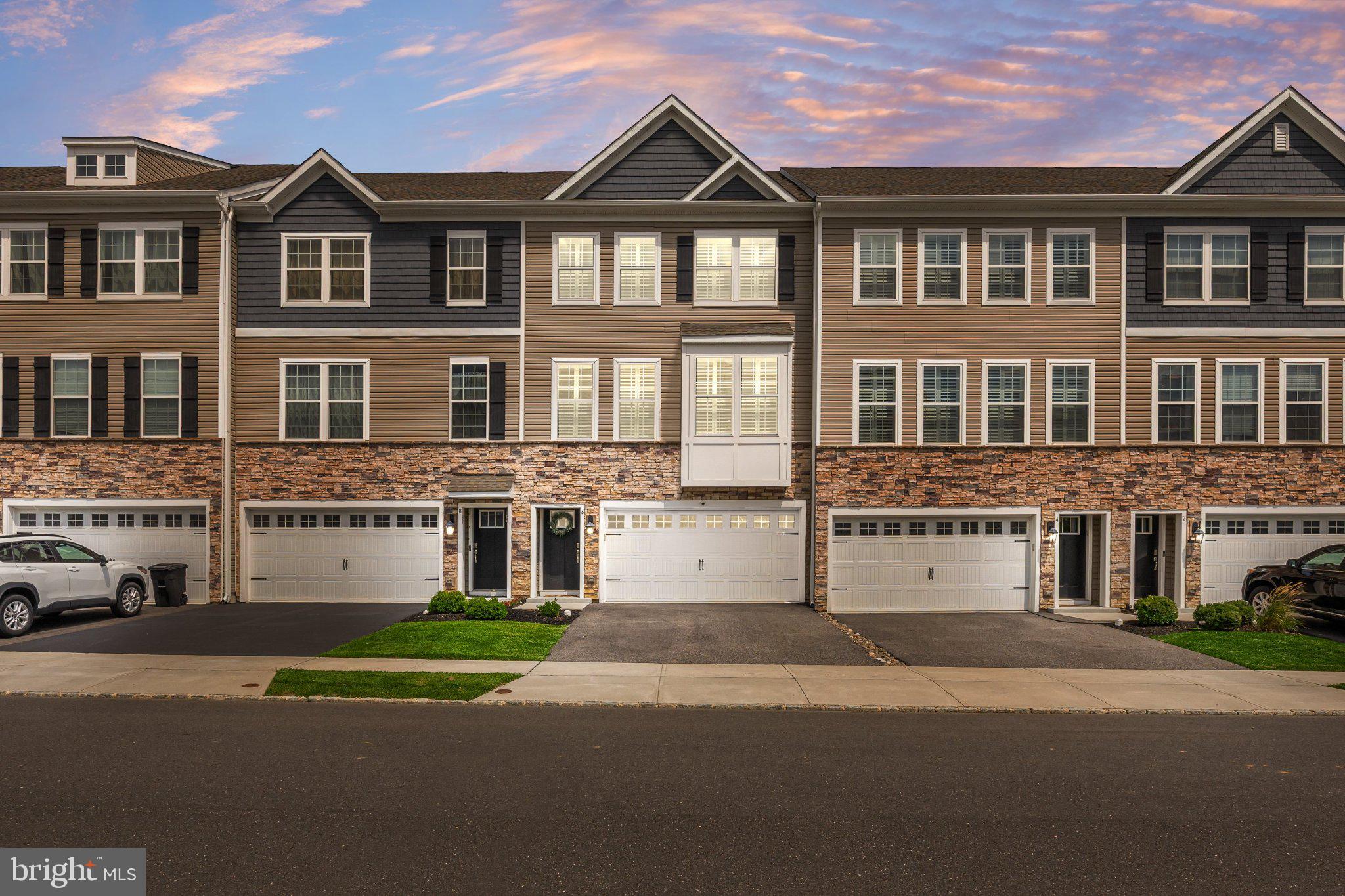6 Cardinal Way Mount Mount Laurel, NJ 08054 - Photo 4 of 33 Charming townhomes at sunset glow.