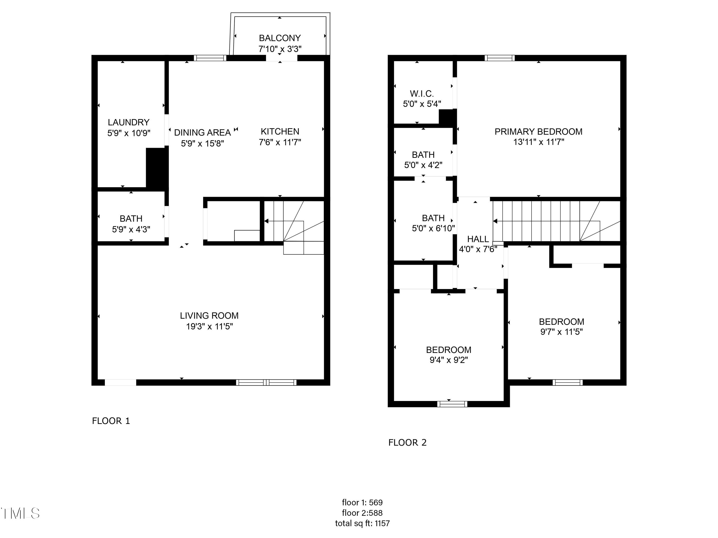 4258 Kaplan Drive Raleigh, NC 27606 - Photo 20 of 20 floor plan