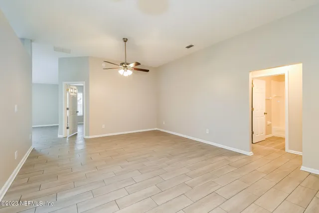 wooden floor in an empty room