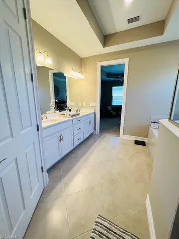 a room with a washer and dryer