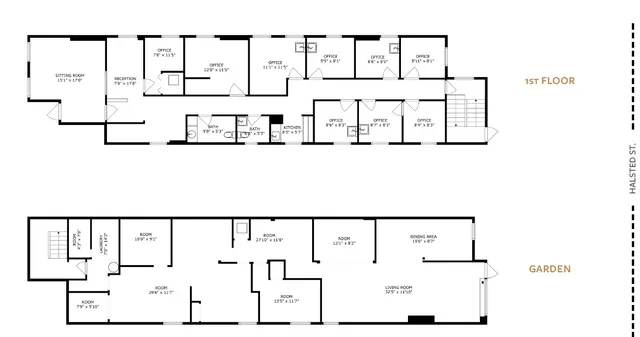 a picture of a floor plan