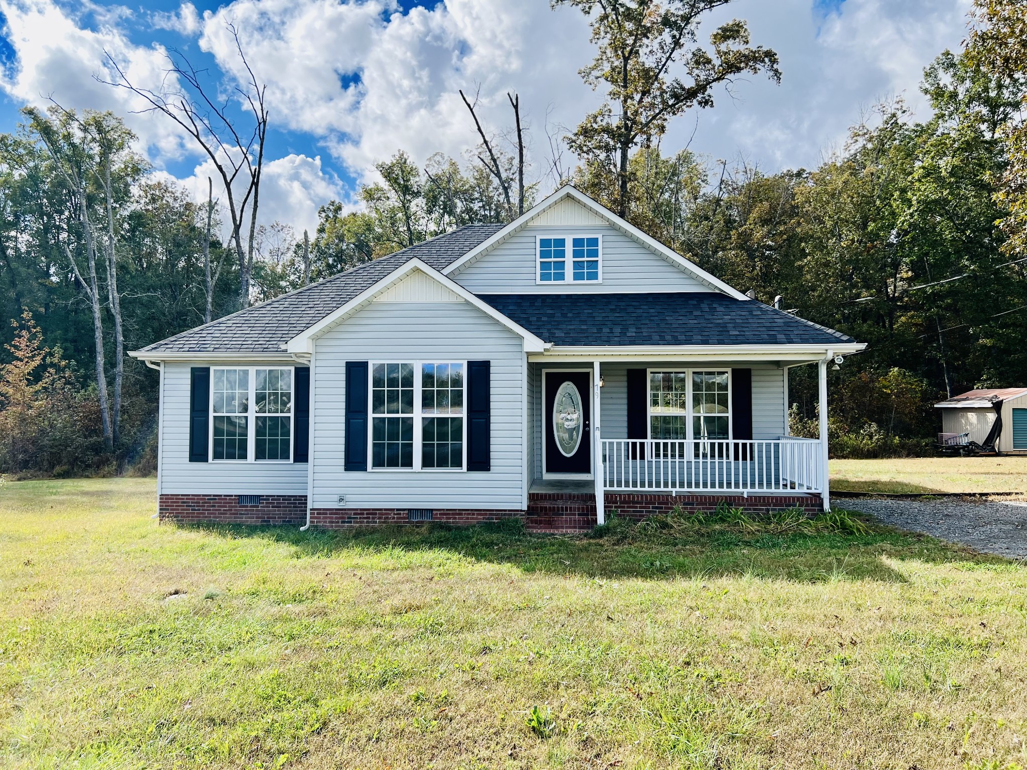 79 Benson School Road Kelso, TN 37348 - Photo 18 of 24 a front view of a house with a yard