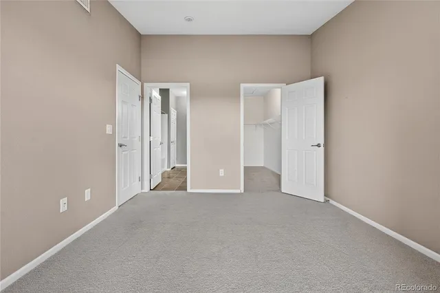 a view of an empty room