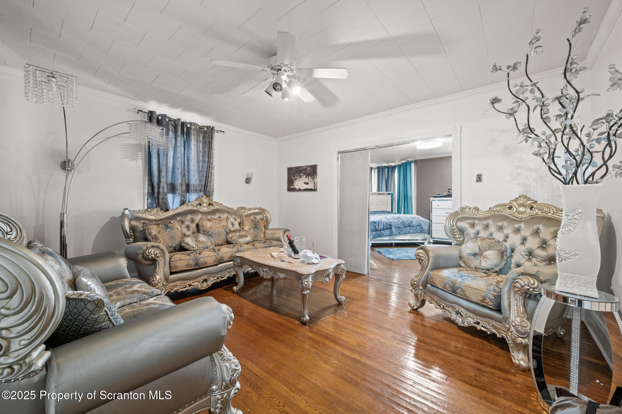 523 North Laurel Street Hazleton, PA 18201 - Photo 19 of 19 a bedroom with furniture and wooden floor