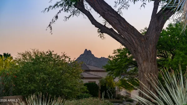 a view of a house with a tree