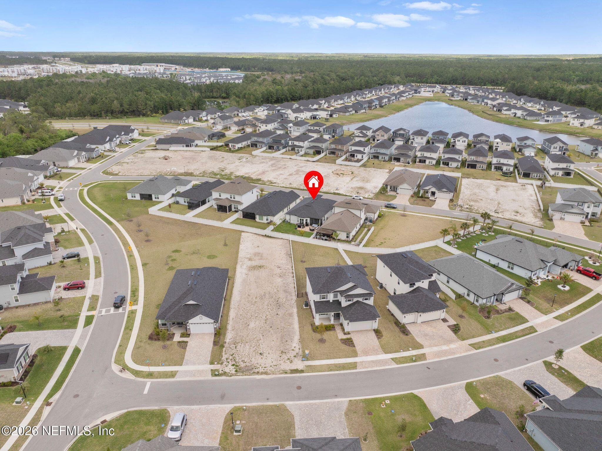 84 Firecrest Drive St. Augustine, FL 32092 - Photo 61 of 72 an aerial view of a house with a ocean view