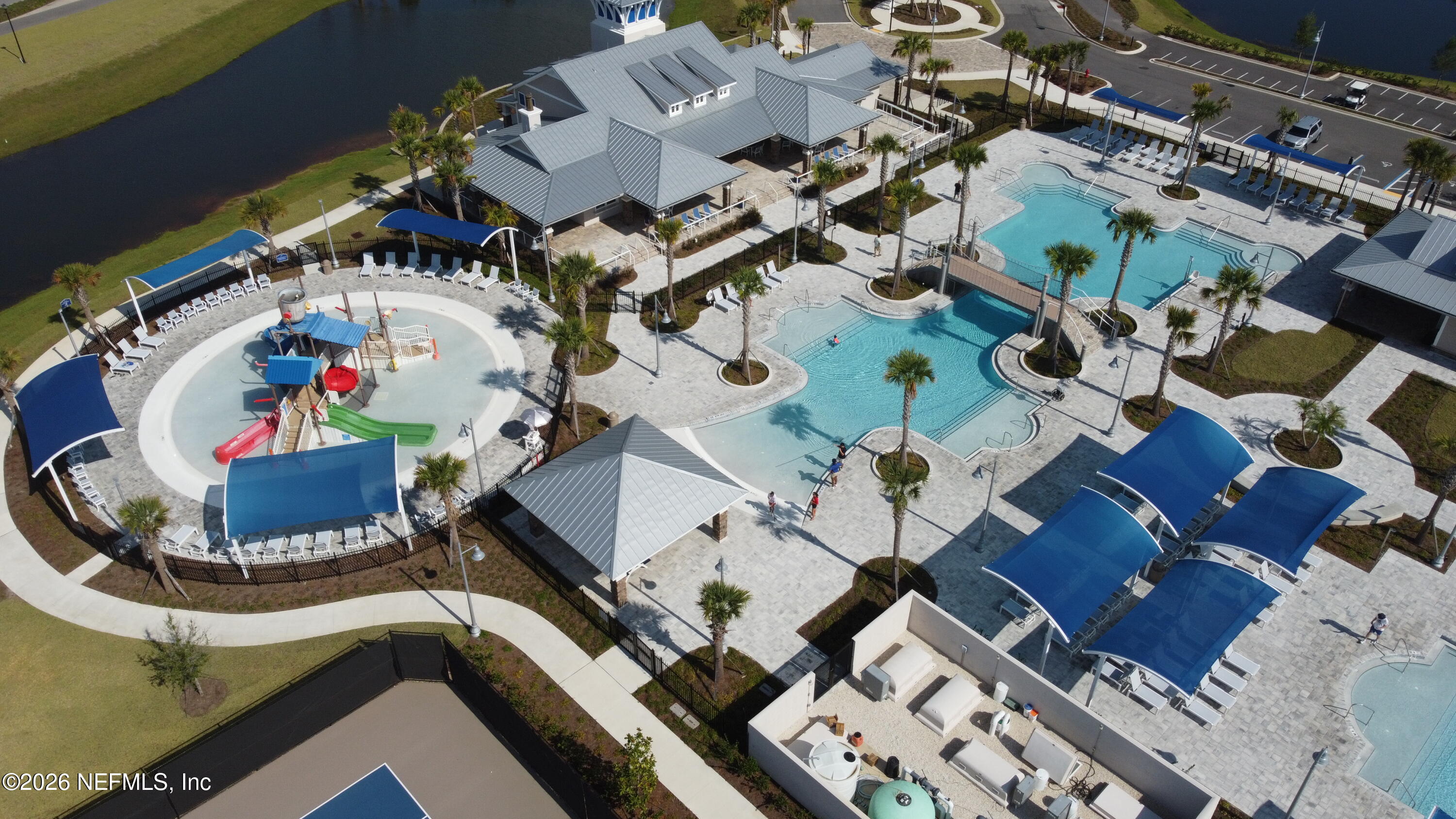 84 Firecrest Drive St. Augustine, FL 32092 - Photo 65 of 72 an aerial view of a house with a swimming pool