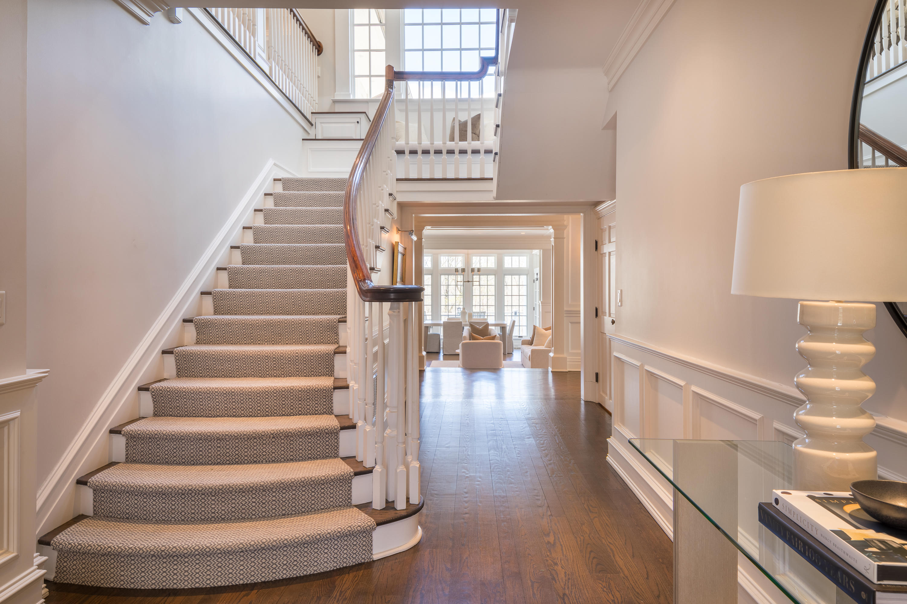 289 Oenoke Ridge New Canaan, CT 06840 - Photo 4 of 39 a view of entryway and hall with wooden floor