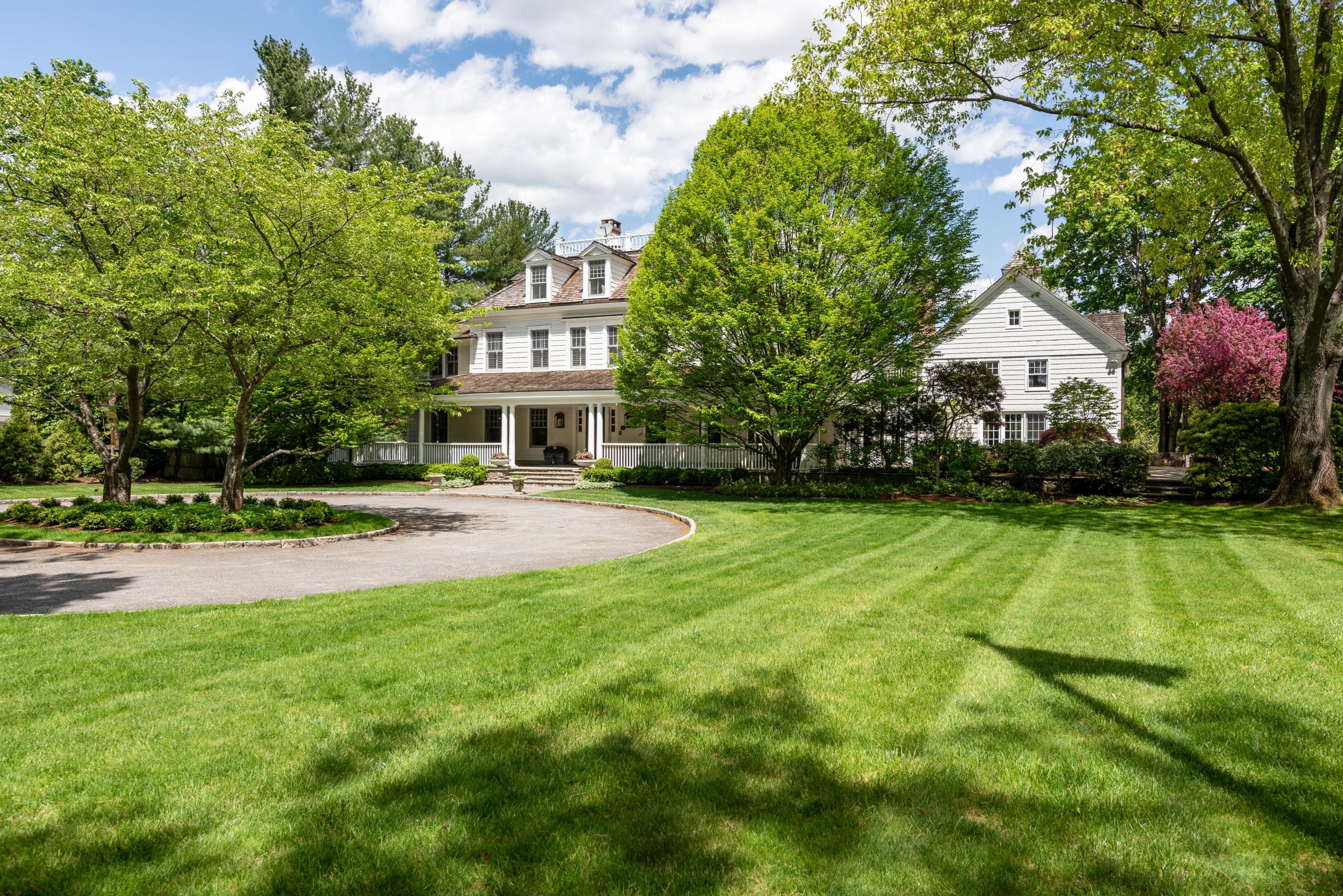 289 Oenoke Ridge New Canaan, CT 06840 - Photo 39 of 39 a view of house with yard