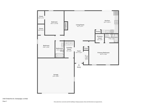 $263,400 | 3103 Timberline Drive, Champaign, IL 61822