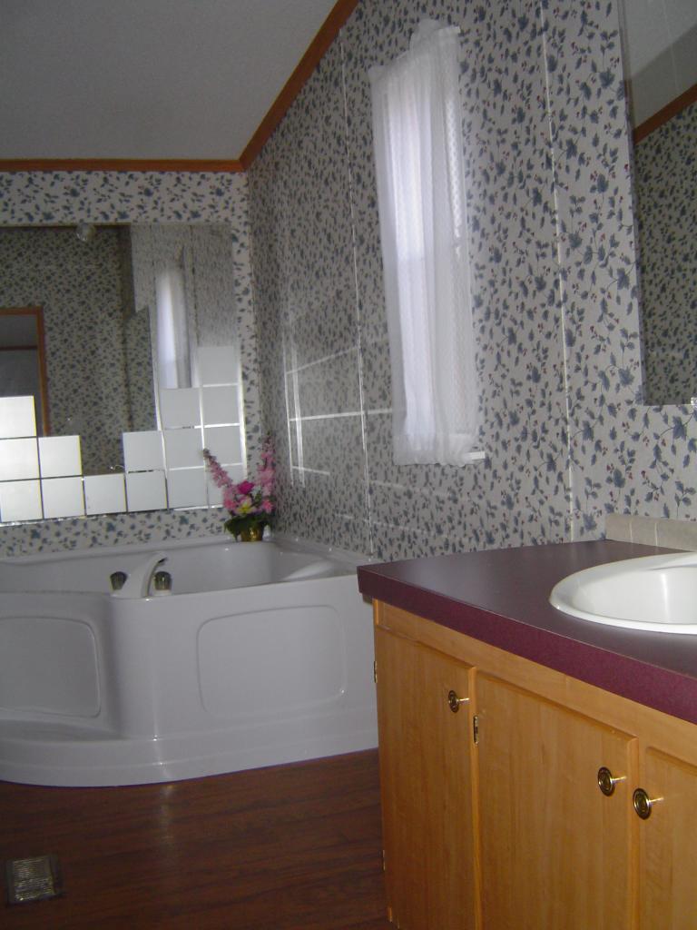 4141 Mountain View Church Road Blue Ridge, VA 24064 - Photo 13 of 13 a bathroom with a sink and a mirror
