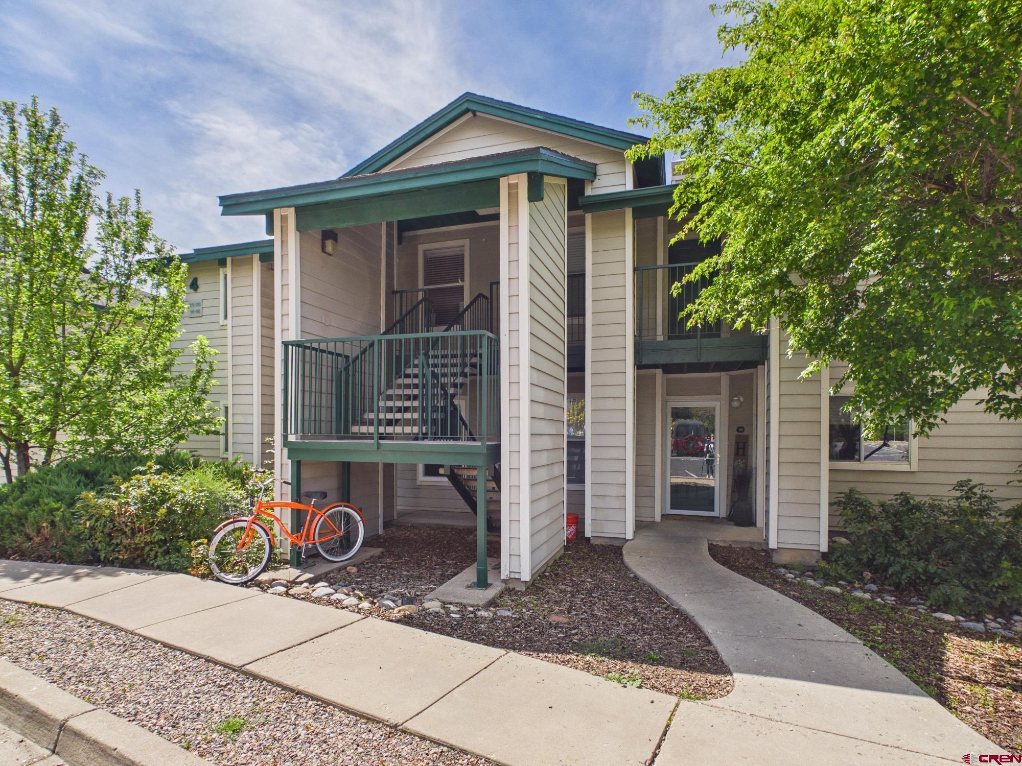 a view of a house with a patio