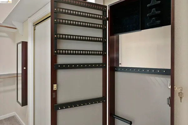 a close view of water heater room