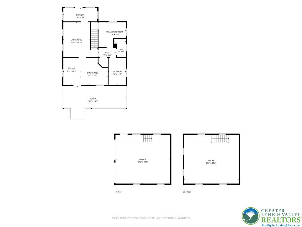 4618 Long Run Road Lehighton, PA 18235 - Photo 39 of 39 Floor Plan House and Garage