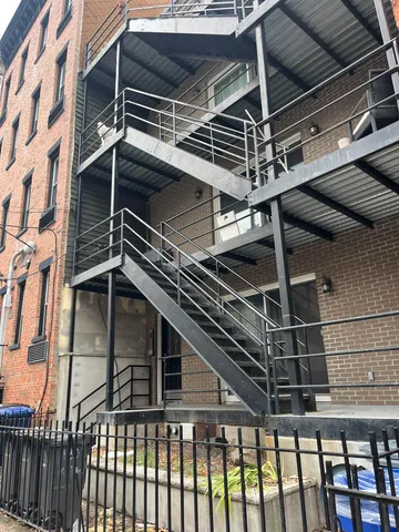 a view of under an umbrella