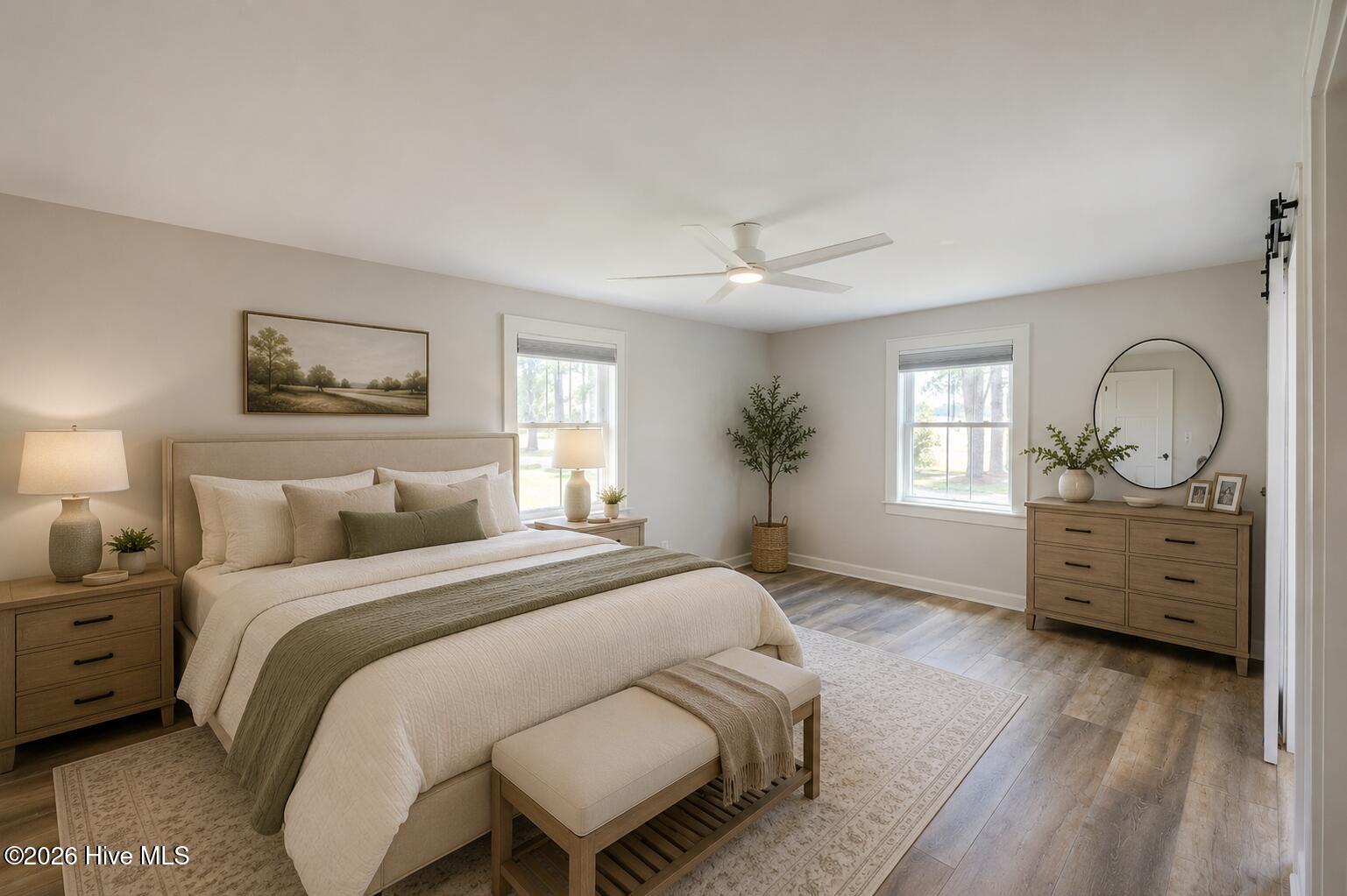 4969 North Boyd Road Pinetown, NC 27865 - Photo 13 of 39 Primary Bedroom (Virtually Staged)