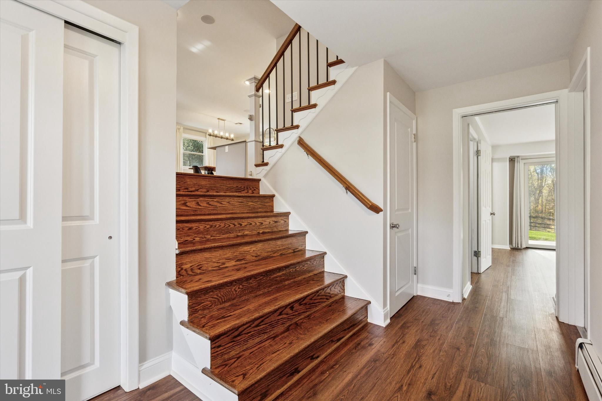 913 Penn Valley Road Media, PA 19063 - Photo 16 of 34 a view of entryway and hall with wooden floor